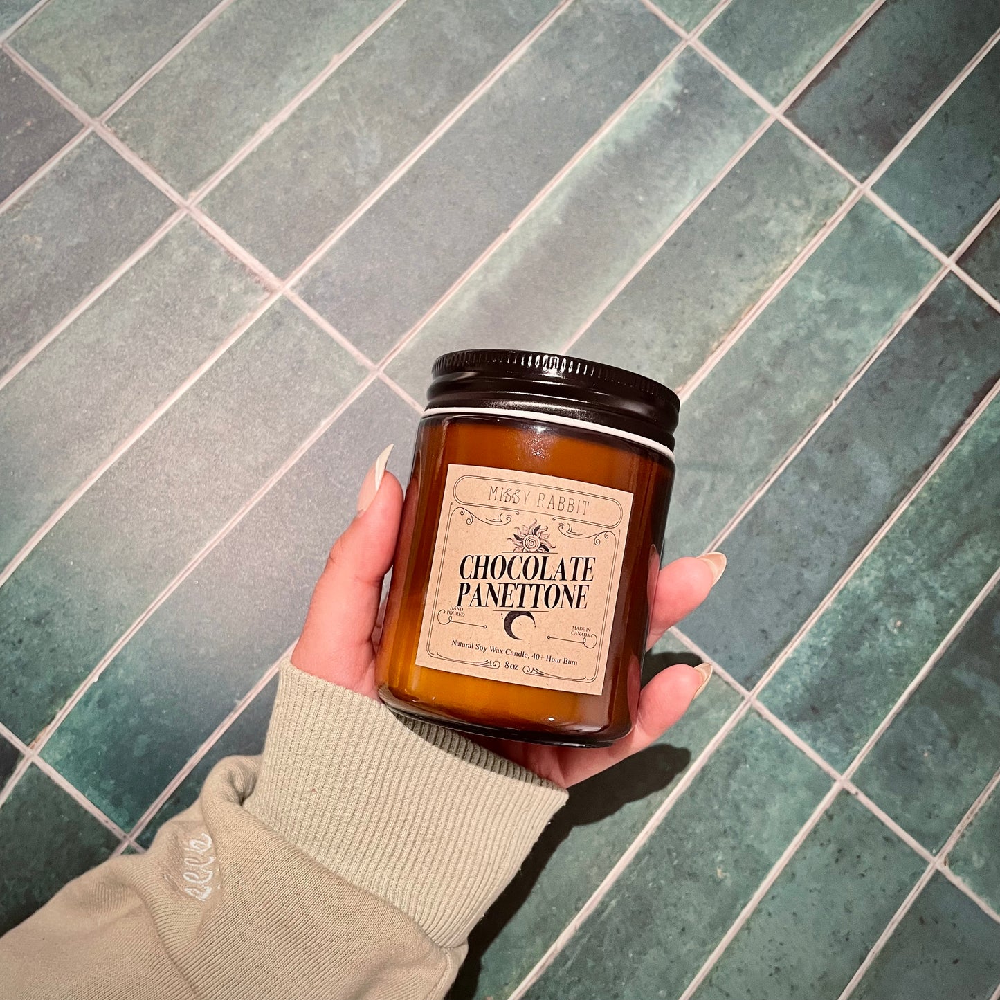 Chocolate Panettone Handcrafted Soy Candle
