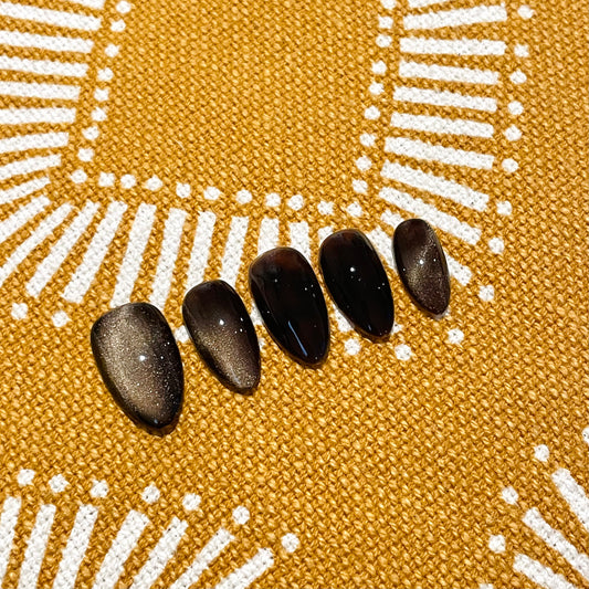 Dark Tortoise Nail Set