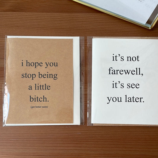 Farewell/Getwell Cards