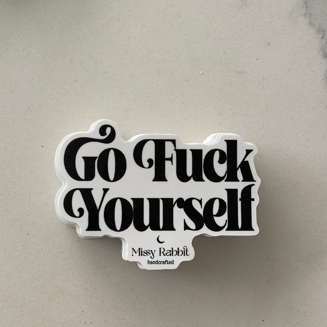 Waterproof Outdoor Funny Text Stickers