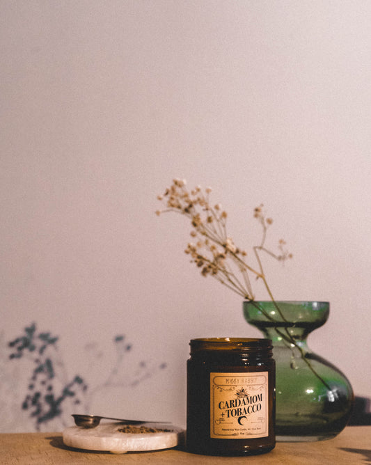 Cardamom + Tobacco Handcrafted Soy Candle