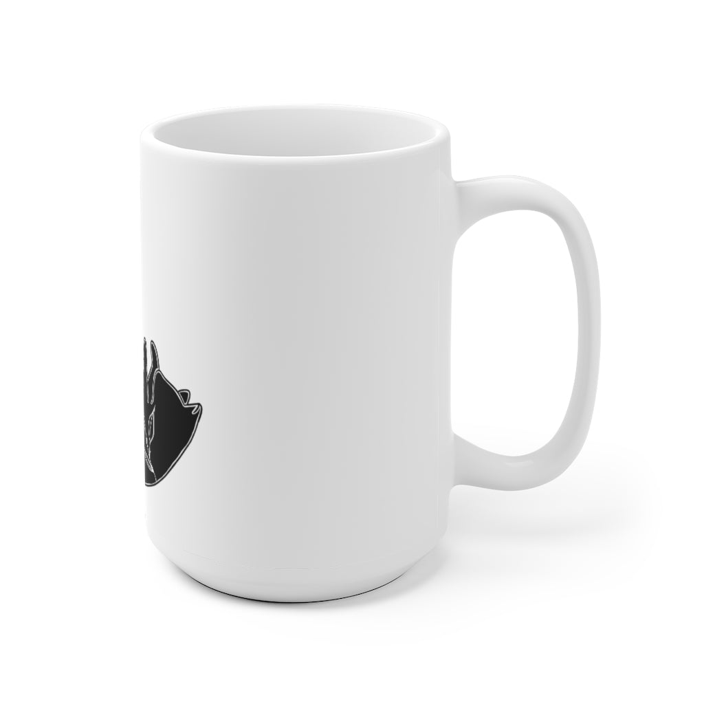 Leafy Cat Ceramic Mug