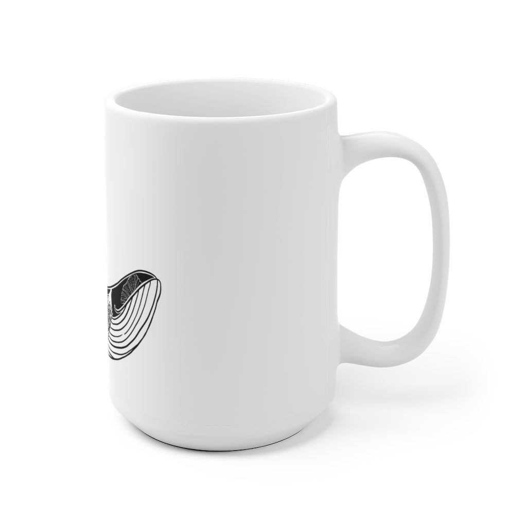 Gingko Whale Ceramic Mug
