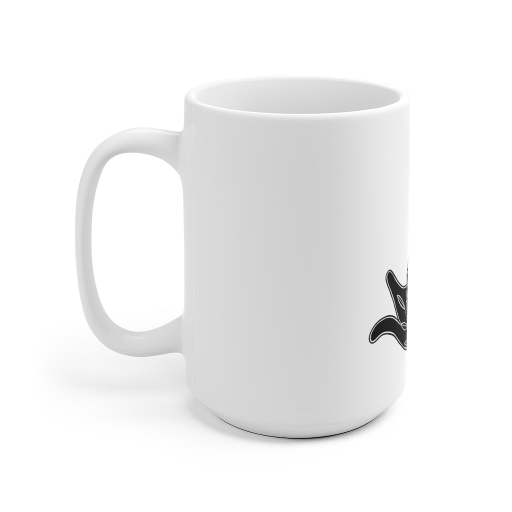 Leafy Cat Ceramic Mug