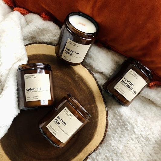 Campfire Soy Candle | wood, soft smoke