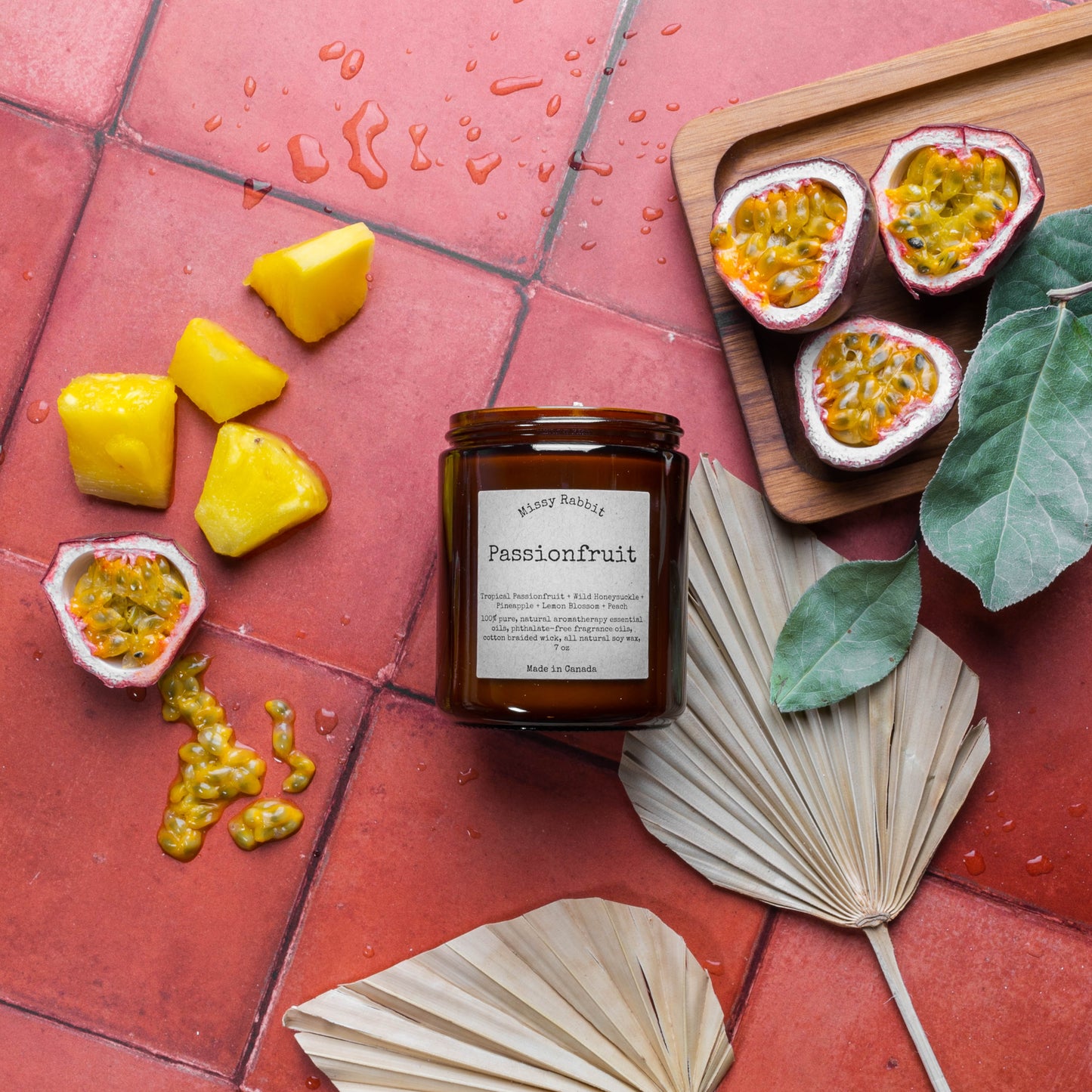 Passionfruit Handcrafted Soy Candle