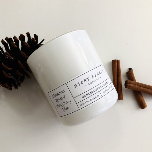 Cinnamon Spice + Everything Nice Luxury Candle