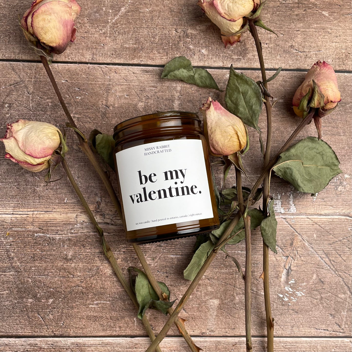 Valentine's Day Sentiment Soy Candle