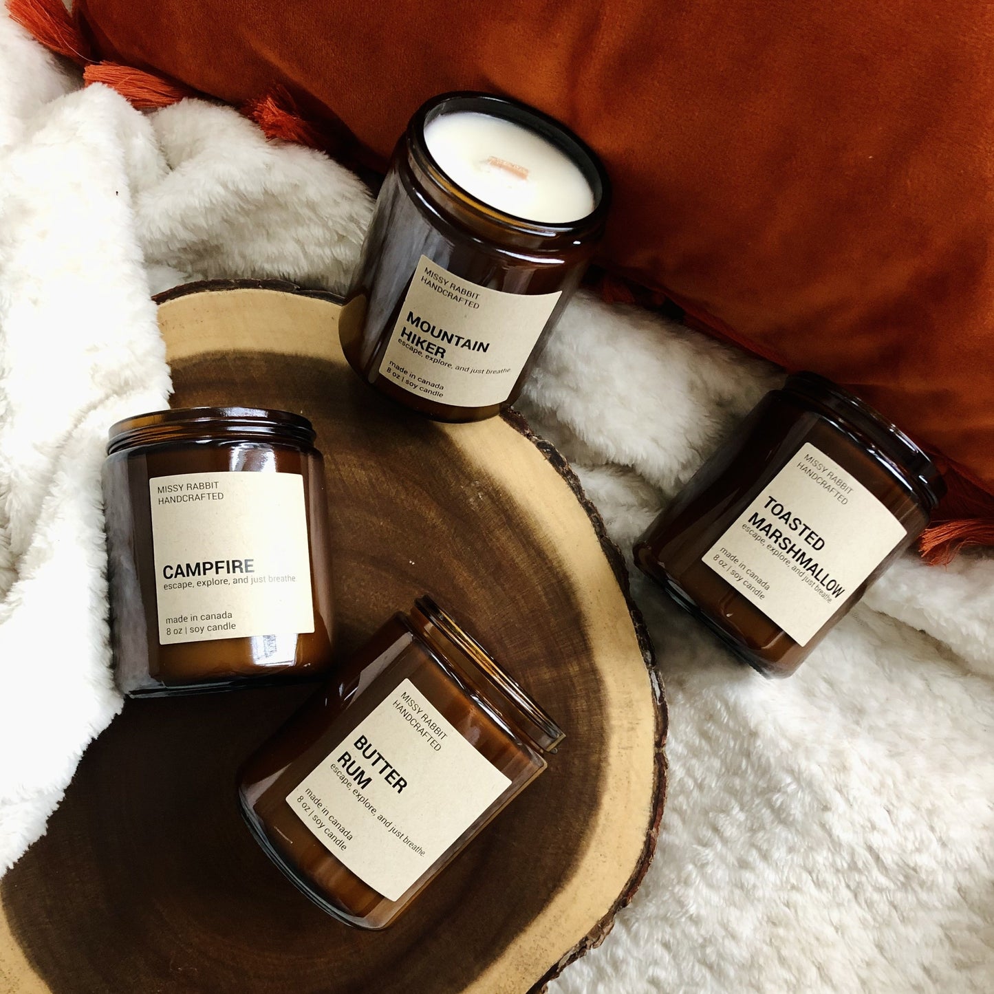 Butter Rum Soy Candle | rich and creamy, sweet rum