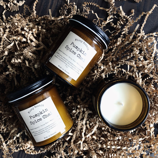 Pumpkin Spice Chai Handcrafted Soy Candle