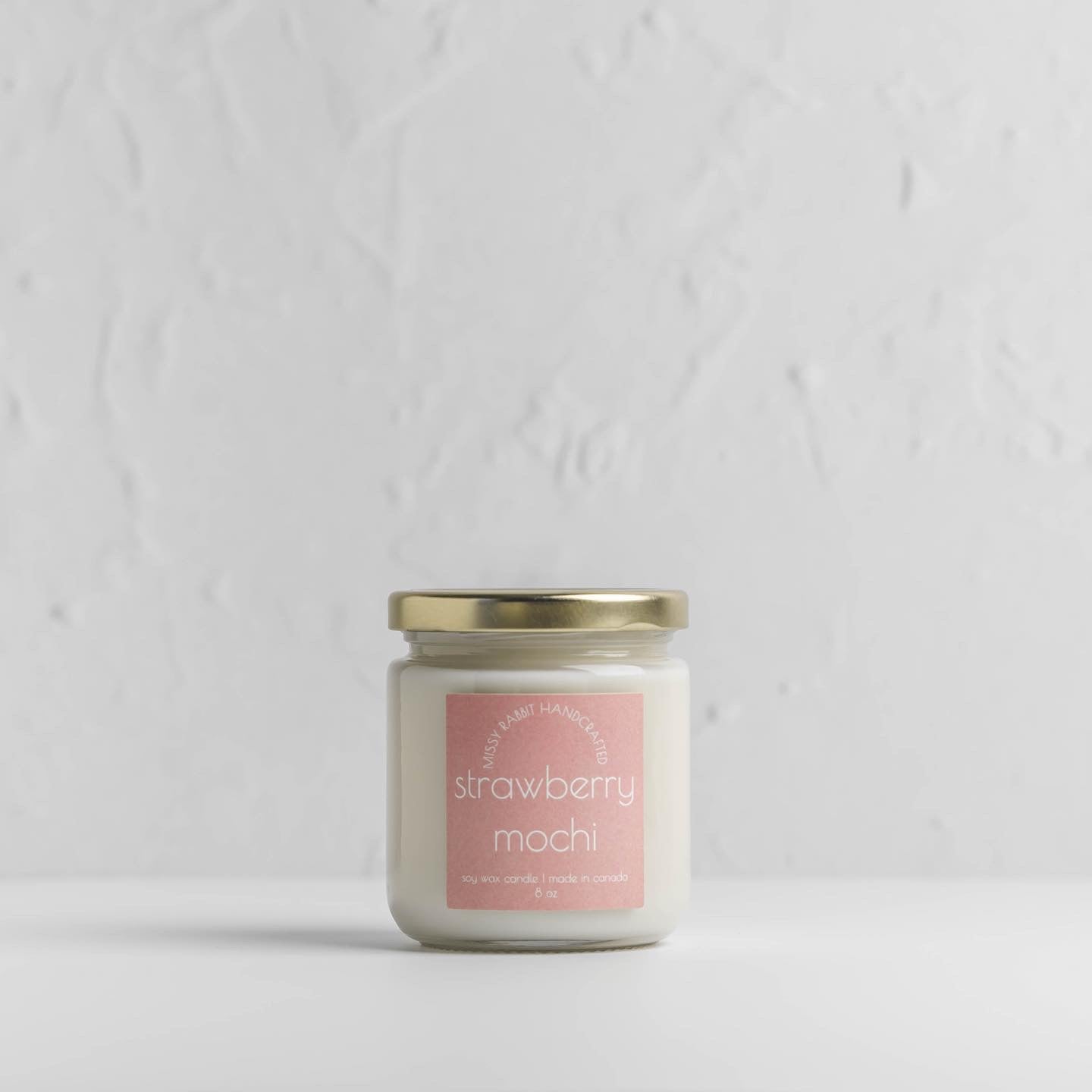 Strawberry Mochi Soy Candle