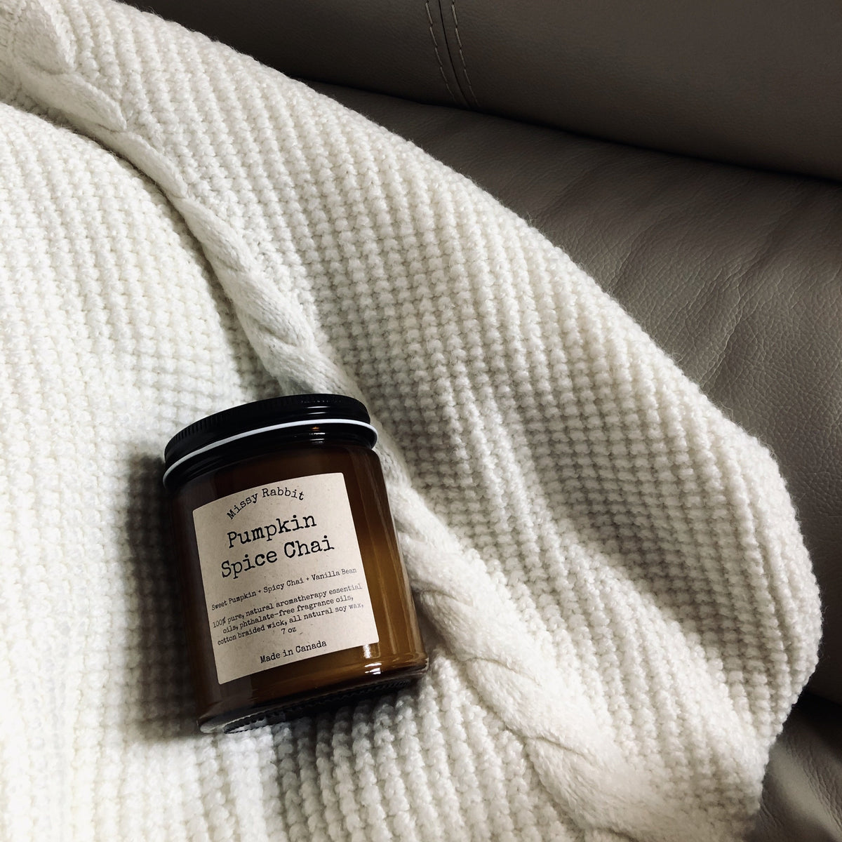 Pumpkin Spice Chai Handcrafted Soy Candle