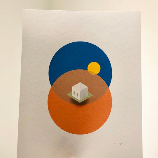 “Home” Art Print on Cardstock