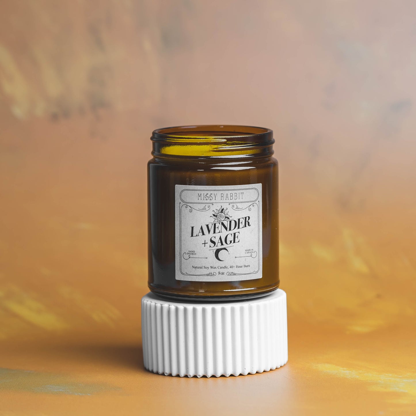 Lavender + Sage Handcrafted Soy Candle