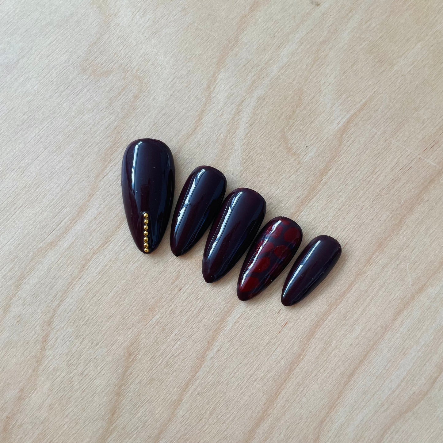 Sophisticated Brown Nail Set