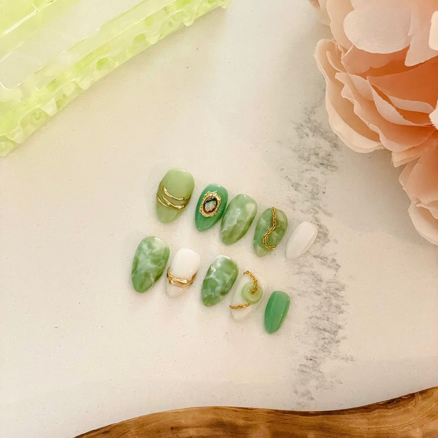 Jade Serenity Nail Set