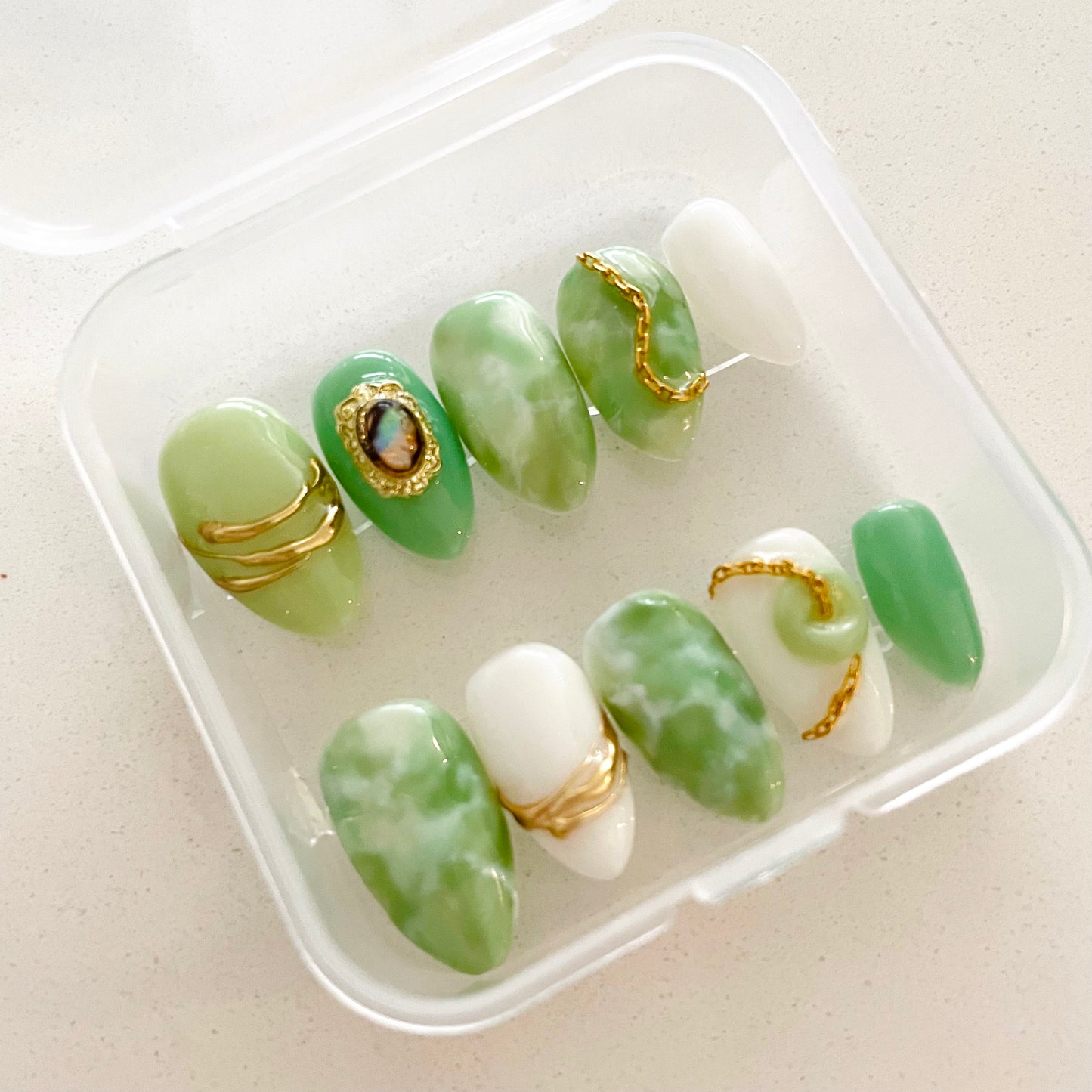 Jade Serenity Nail Set