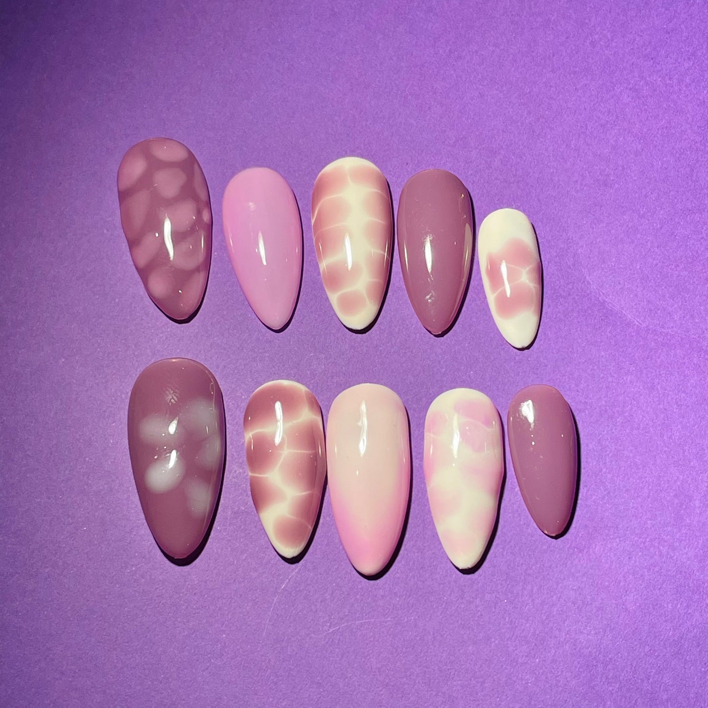 Lilac Bloom Nail Set