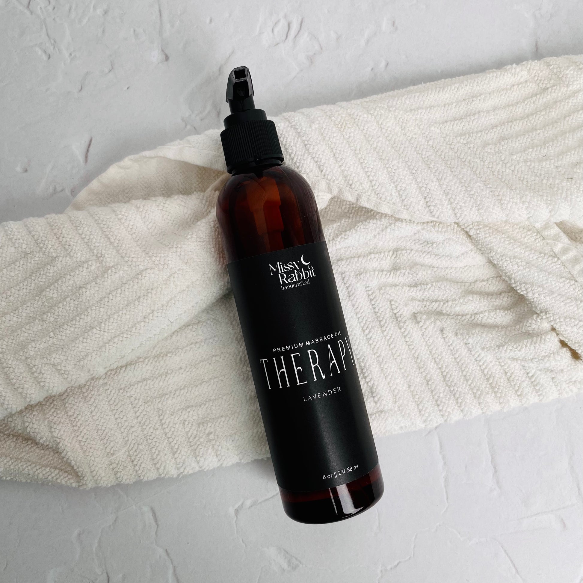 THERAPY Premium Massage Body Oil with Pure Essential Oils – Missy Rabbit