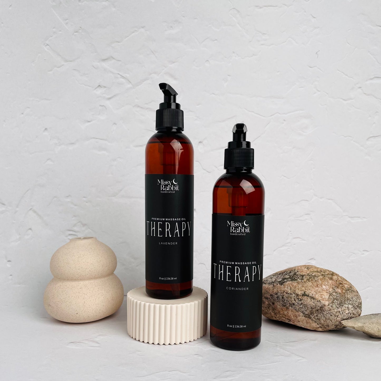 THERAPY Premium Massage Body Oil with Pure Essential Oils
