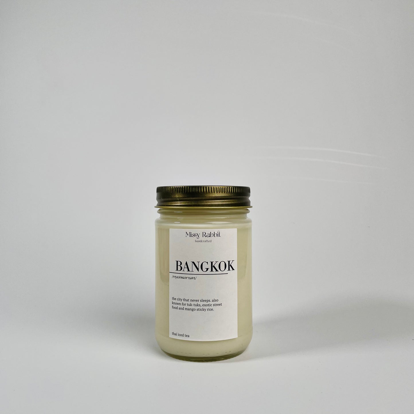 'Bangkok' Soy Candle | thai iced tea