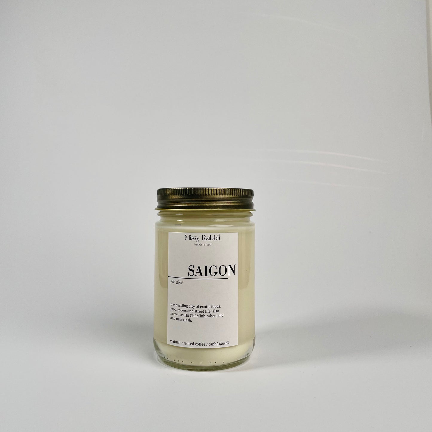 'Saigon' Soy Candle | cà phê sữa đá (Vietnamese iced coffee)