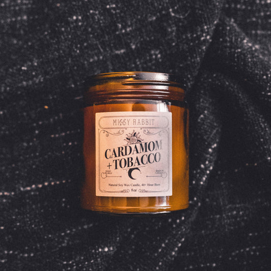 Cardamom + Tobacco Handcrafted Soy Candle