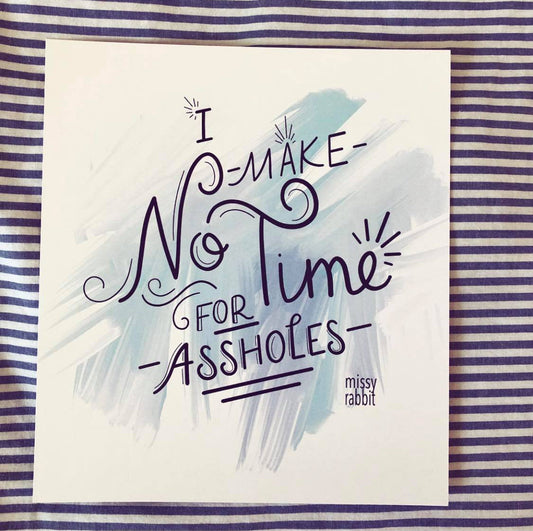 Water Colour Calligraphy Print Poster | Sweet Sayings