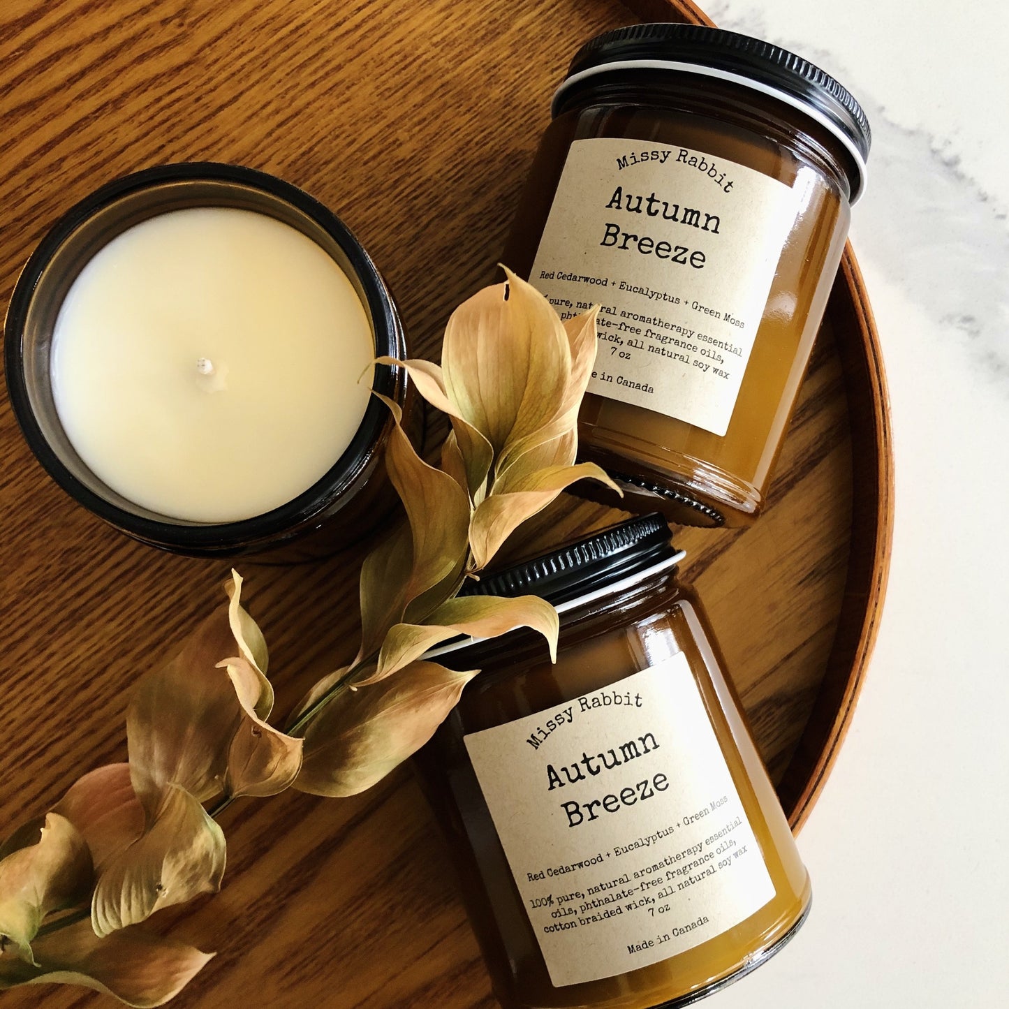 Autumn Breeze Handcrafted Soy Candle