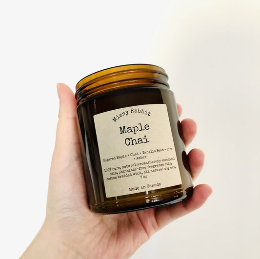 Maple Chai Handcrafted Soy Candle