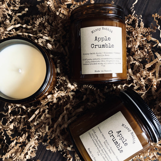 Apple Crumble Handcrafted Soy Candle