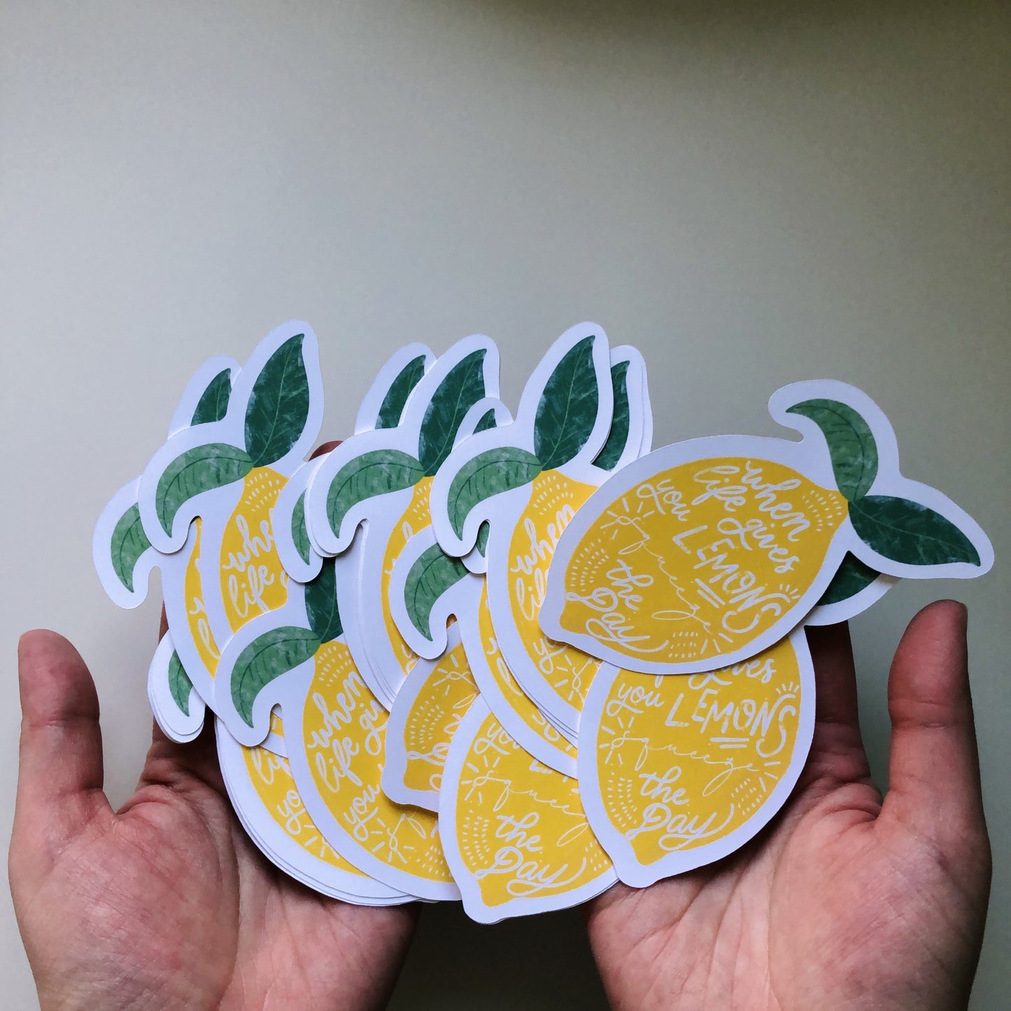 Lemon Weatherproof Sticker