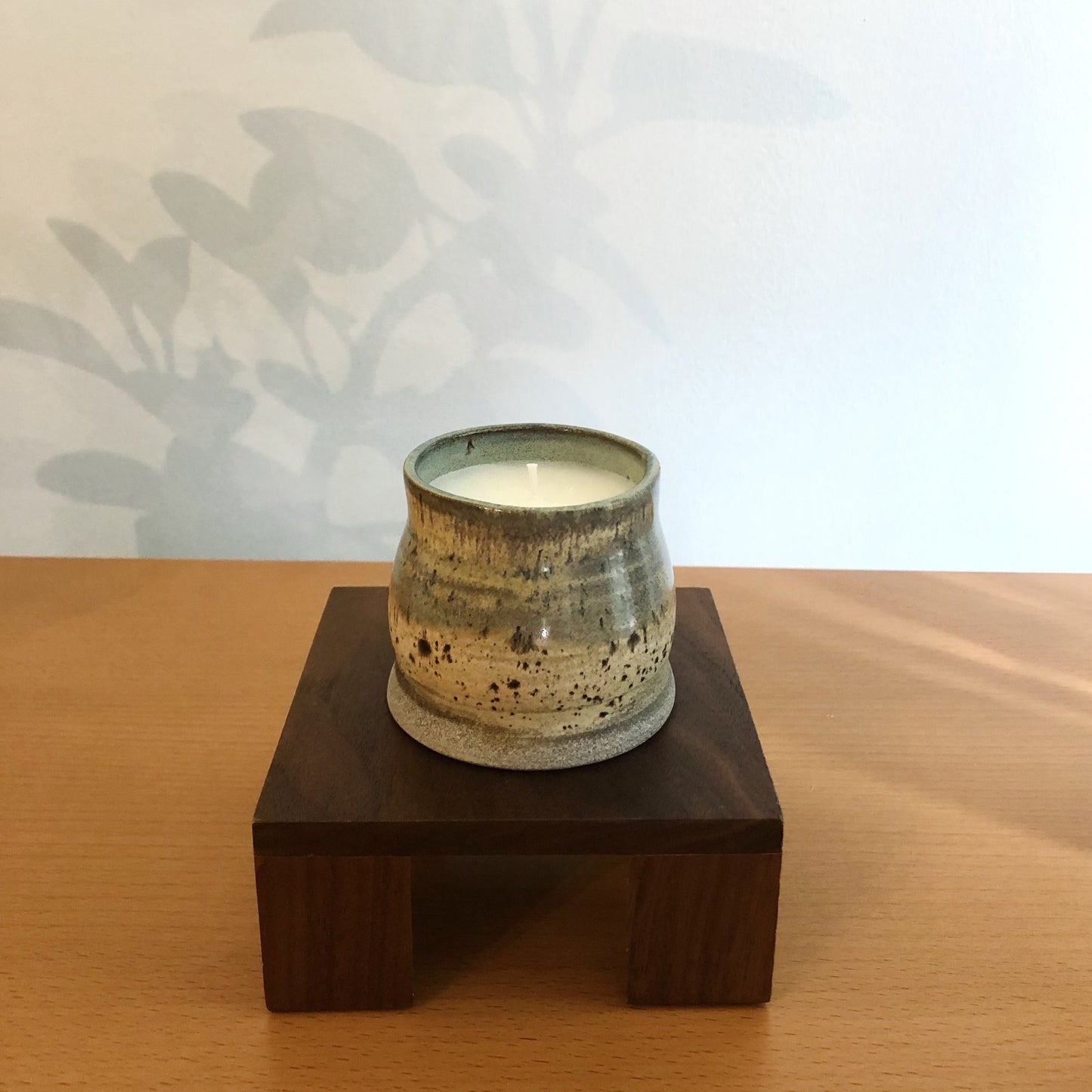 Handcrafted Ceramic Vessel Soy Candle | eucalyptus, cedarwood