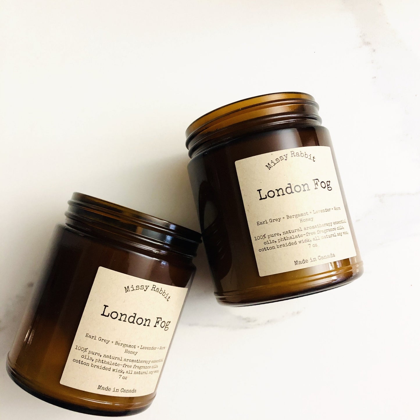 London Fog Handcrafted Soy Candle