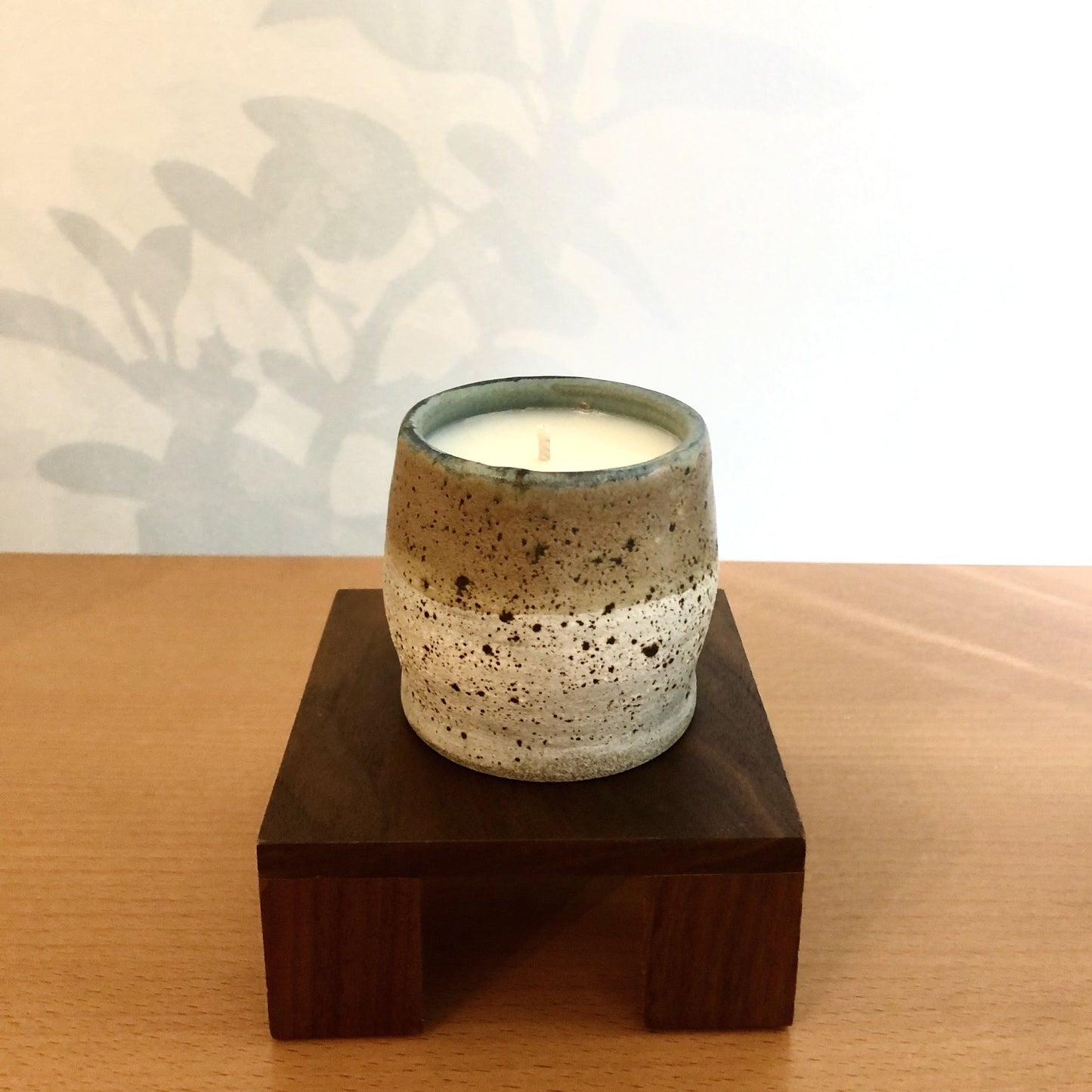 Handcrafted Ceramic Vessel Soy Candle | vanilla, lavender